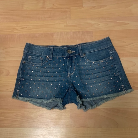 Aeropostale Jean shorts new size 0 - Picture 2 of 3